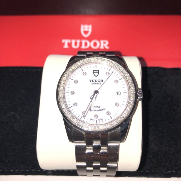 TUDOR “CLAIR DE ROSE” GLAMOUR CLASSIC DIAMOND ? LADIES WATCH main image 11